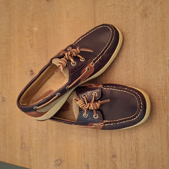 Sperry Dark Chocolate Brown Leather Classic Topsider Boat Shoes (Size US 7) - Picture 2 of 9